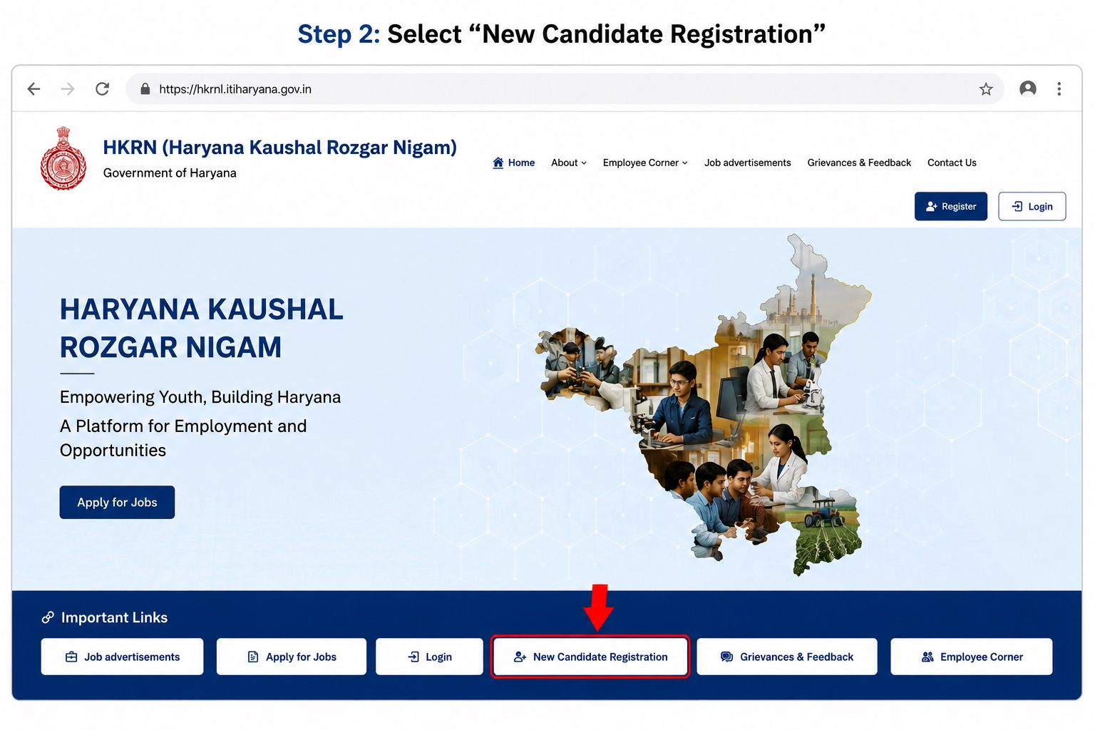 HKRN Registration Step 2